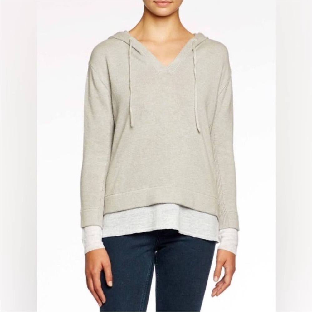 Brochu Walker Light Beige Hooded Sweater
